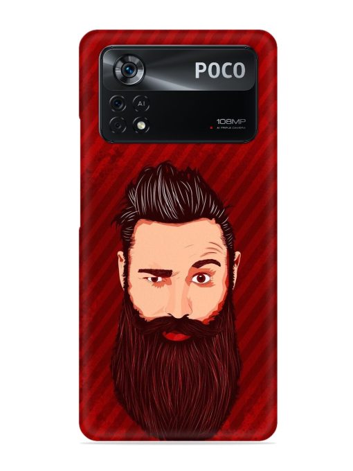 Beardo Man Snap Case for Poco X4 Pro (5G) Zapvi