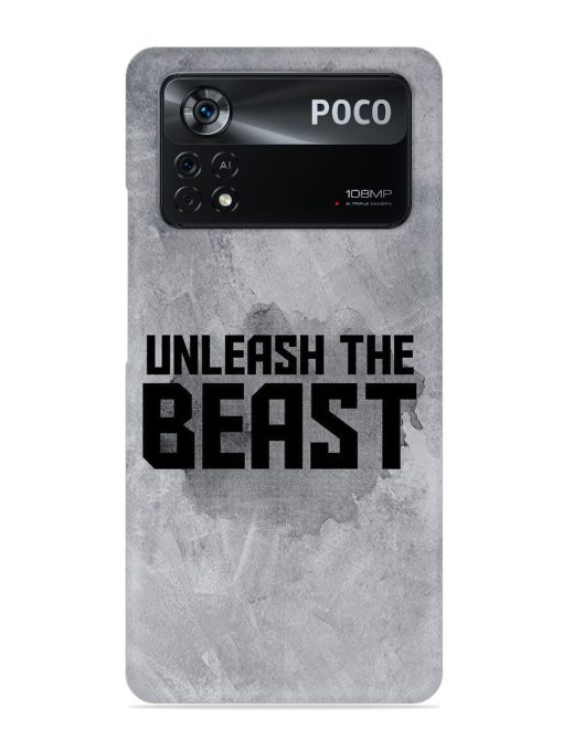 Unleash The Beast Snap Case for Poco X4 Pro (5G) Zapvi