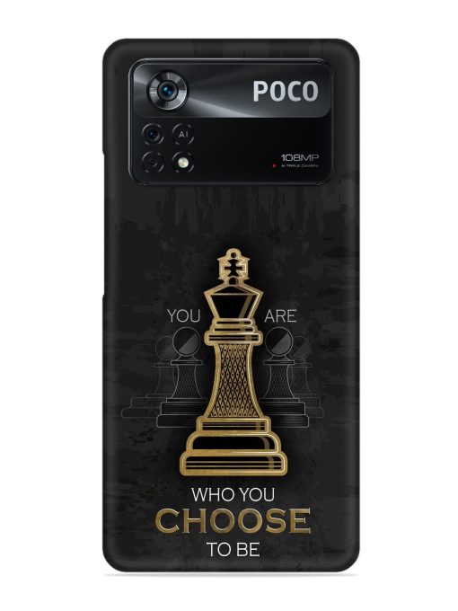 You Are Who Choose To Be Snap Case for Poco X4 Pro (5G) Zapvi