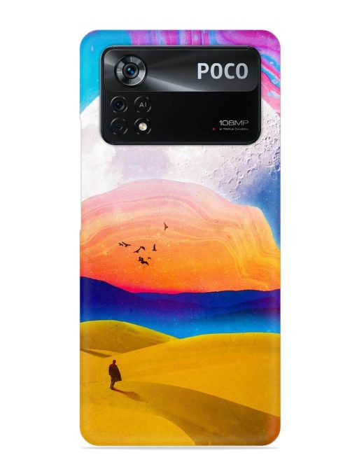 Sandy Desert Snap Case for Poco X4 Pro (5G) Zapvi