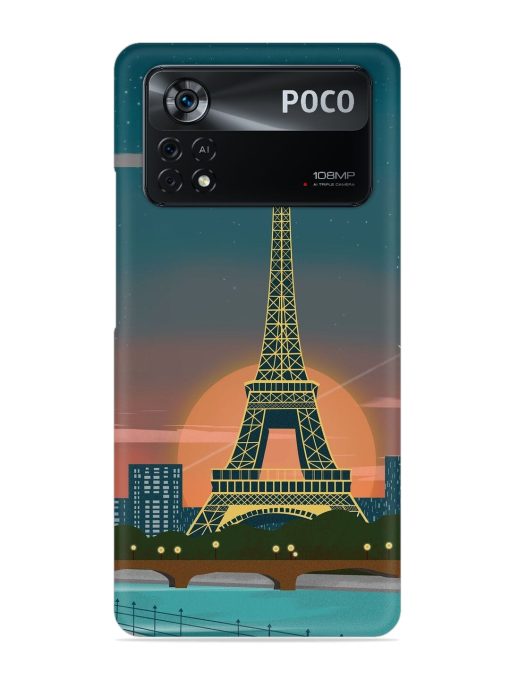 Scenery Architecture France Paris Snap Case for Poco X4 Pro (5G) Zapvi