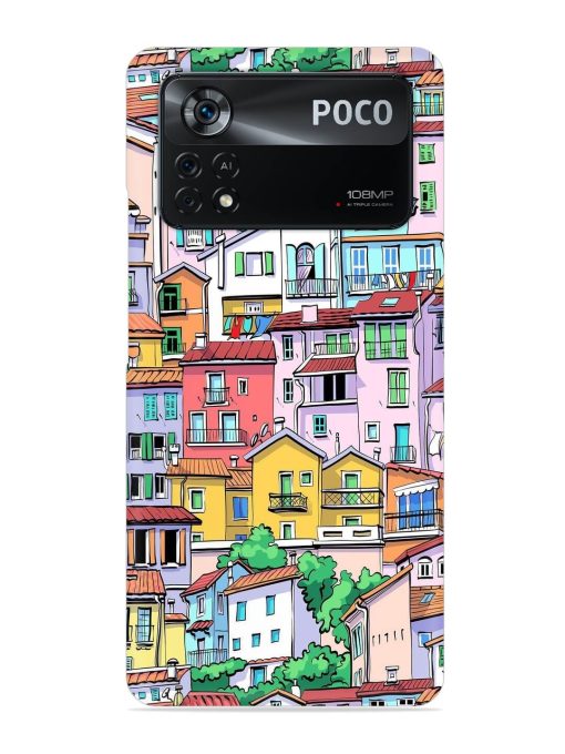 Europe Old Town Snap Case for Poco X4 Pro (5G) Zapvi