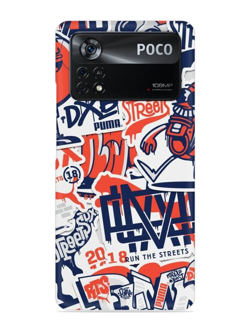 Run The Street Snap Case for Poco X4 Pro (5G) Zapvi