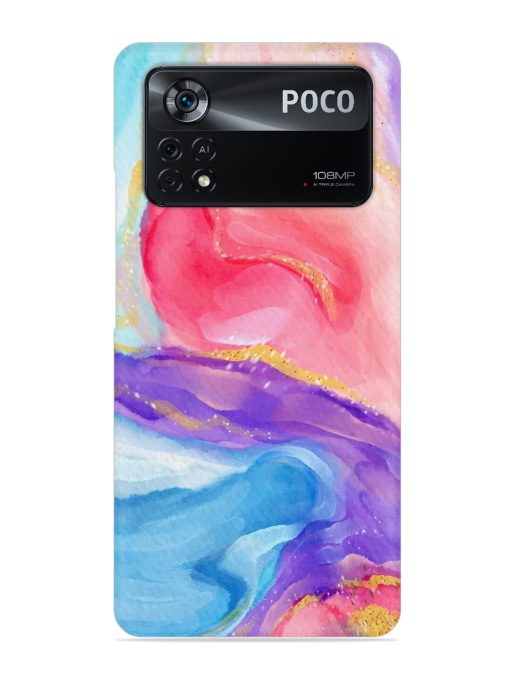 Watercolor Gradient Snap Case for Poco X4 Pro (5G) Zapvi