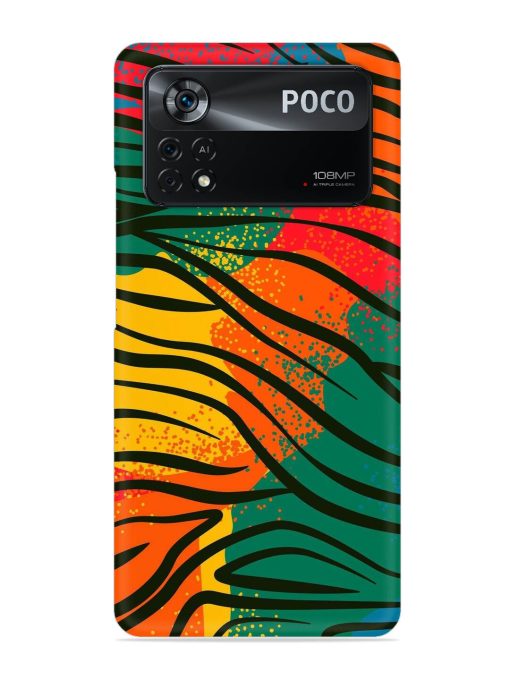 Bright Colorful Snap Case for Poco X4 Pro (5G) Zapvi