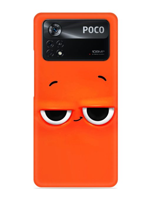 Smiley Face Snap Case for Poco X4 Pro (5G) Zapvi