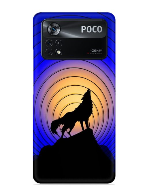 Fox Roaring Design Snap Case for Poco X4 Pro (5G) Zapvi