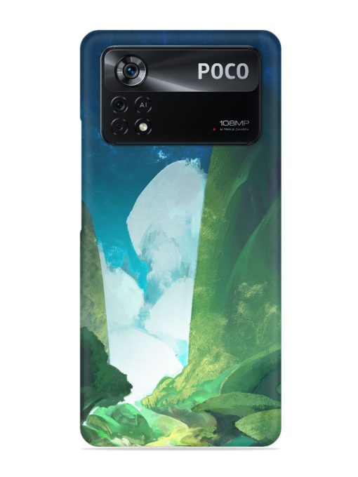 Abstract Art Of Nature Snap Case for Poco X4 Pro (5G)