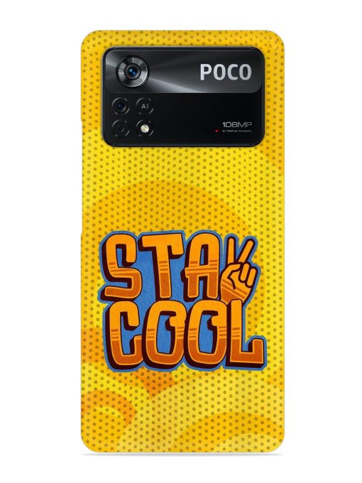 Stay Cool Snap Case for Poco X4 Pro (5G) Zapvi