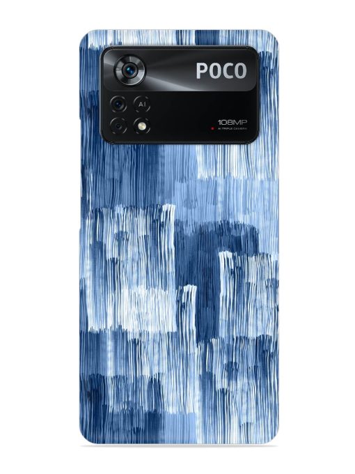 Abstract Pattern Stripes Snap Case for Poco X4 Pro (5G) Zapvi