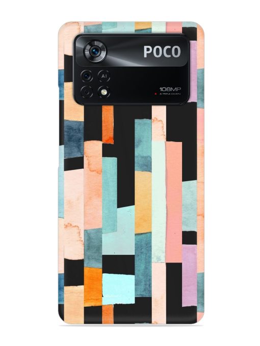 Geometric Seamless Pattern Snap Case for Poco X4 Pro (5G) Zapvi