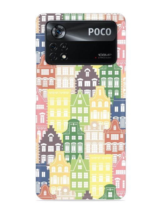 Seamless Shapes Pattern Snap Case for Poco X4 Pro (5G)