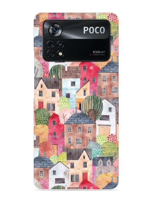 Abstract Seamless Pattern Snap Case for Poco X4 Pro (5G) Zapvi