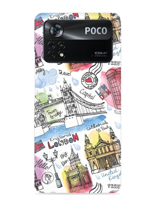 Vector London Landmark Snap Case for Poco X4 Pro (5G) Zapvi