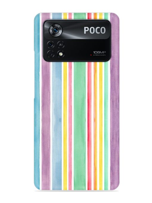 Hand Drawn Watercolor Snap Case for Poco X4 Pro (5G) Zapvi