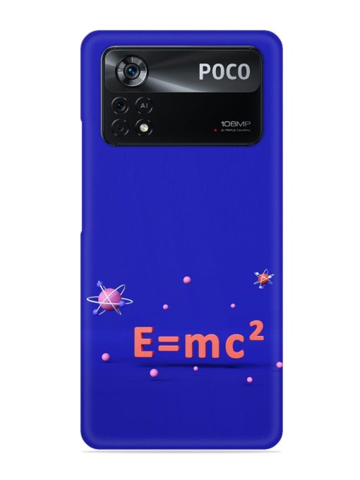 Formula Relativity Equation Snap Case for Poco X4 Pro (5G) Zapvi