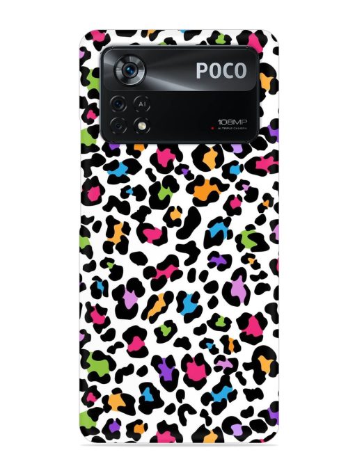 Seamless Leopard Pattern Snap Case for Poco X4 Pro (5G) Zapvi