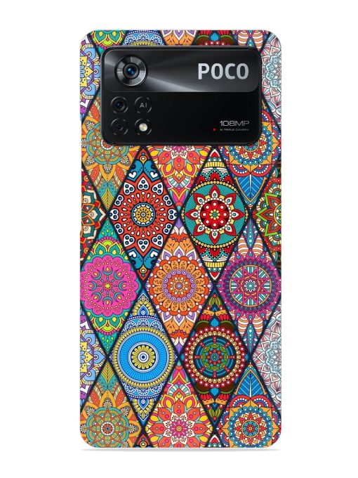 Seamless Tile Pattern Snap Case for Poco X4 Pro (5G) Zapvi