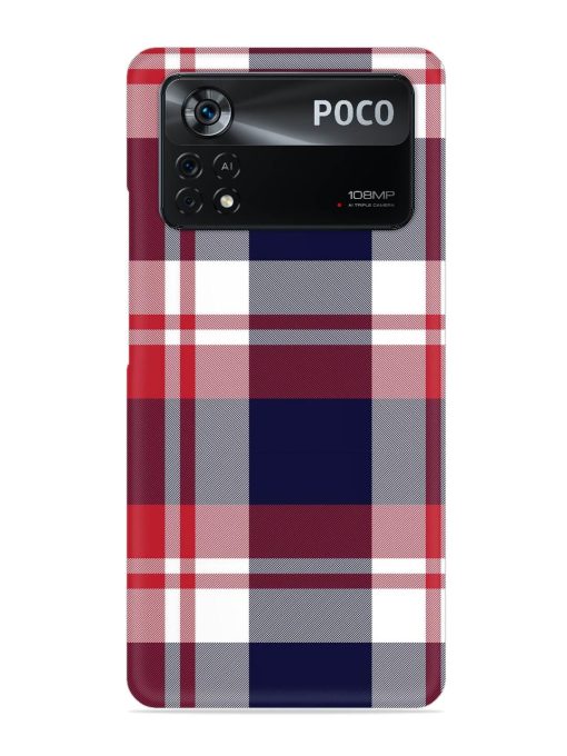 Classic Plaid Tartan Snap Case for Poco X4 Pro (5G) Zapvi