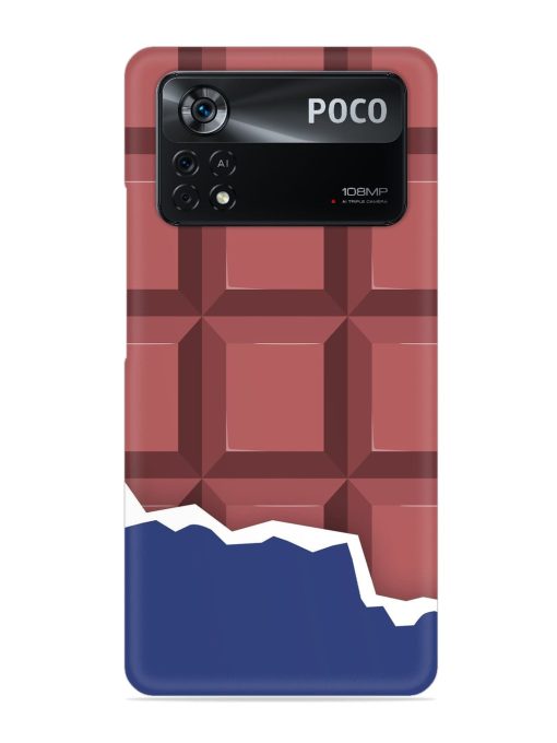 Chocolate Vector Art Snap Case for Poco X4 Pro (5G) Zapvi