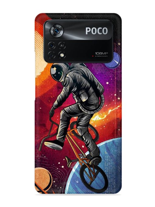 Super Eclipse Bmx Bike Snap Case for Poco X4 Pro (5G) Zapvi