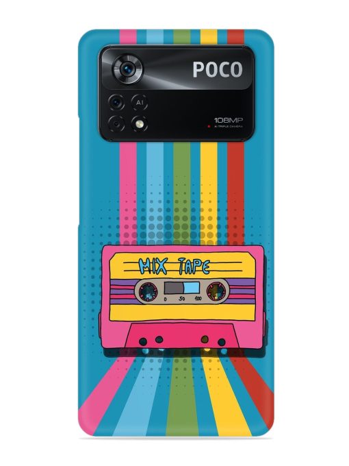 Mix Tape Vactor Snap Case for Poco X4 Pro (5G) Zapvi