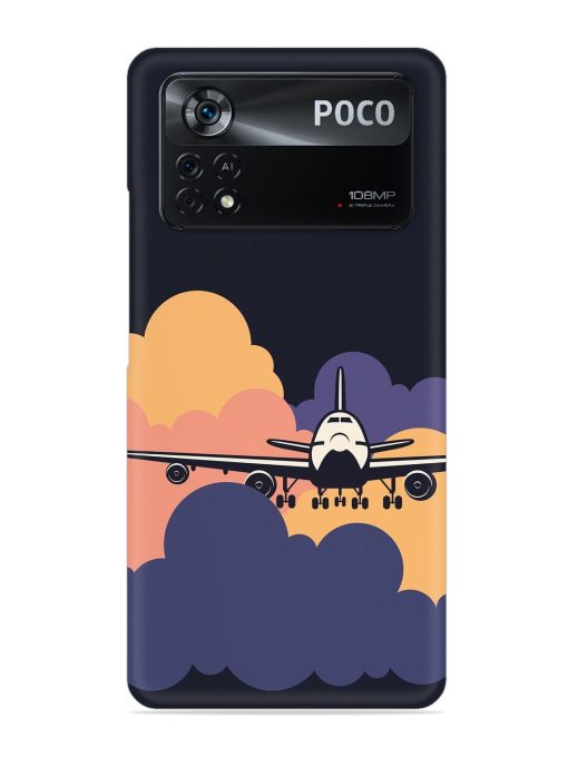 Aeroplane vector Snap Case for Poco X4 Pro (5G) Zapvi