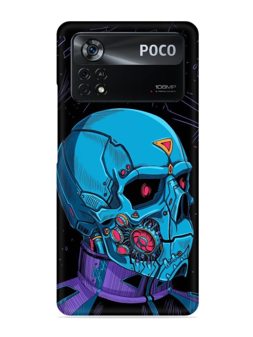 Skull Robo Vector Snap Case for Poco X4 Pro (5G) Zapvi