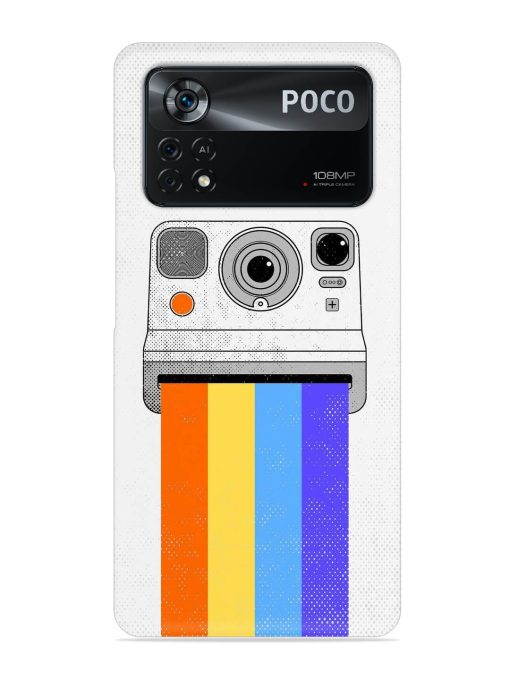 Retro Camera Art Snap Case for Poco X4 Pro (5G) Zapvi