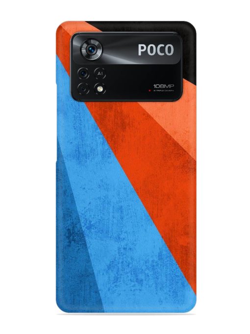 Modern Matte Abstract Snap Case for Poco X4 Pro (5G) Zapvi