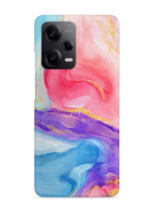 Watercolor Gradient Snap Case for Poco X5 (5G) Zapvi