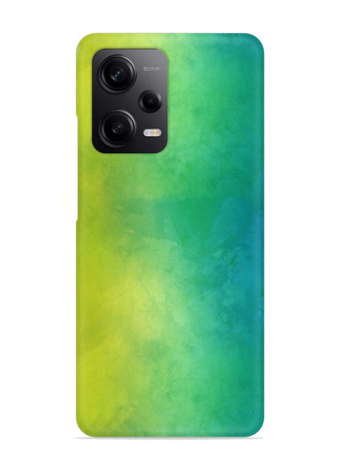 Yellow Green Gradient Snap Case for Poco X5 (5G) Zapvi