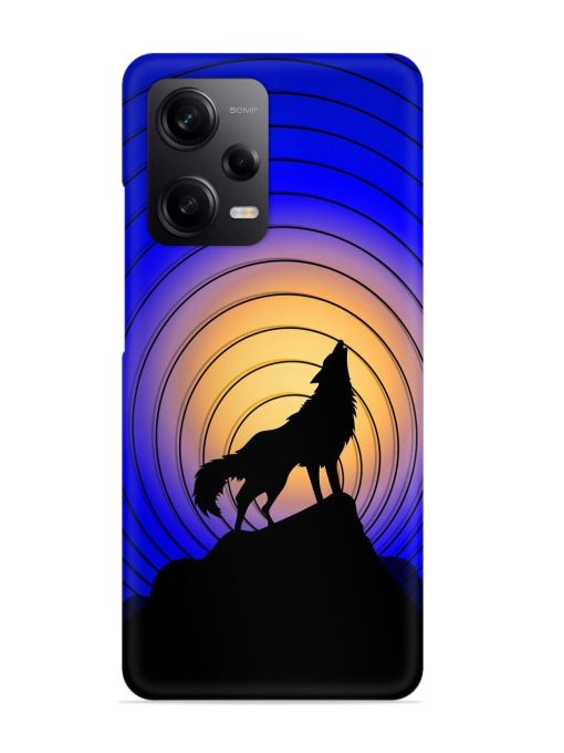 Fox Roaring Design Snap Case for Poco X5 (5G) Zapvi