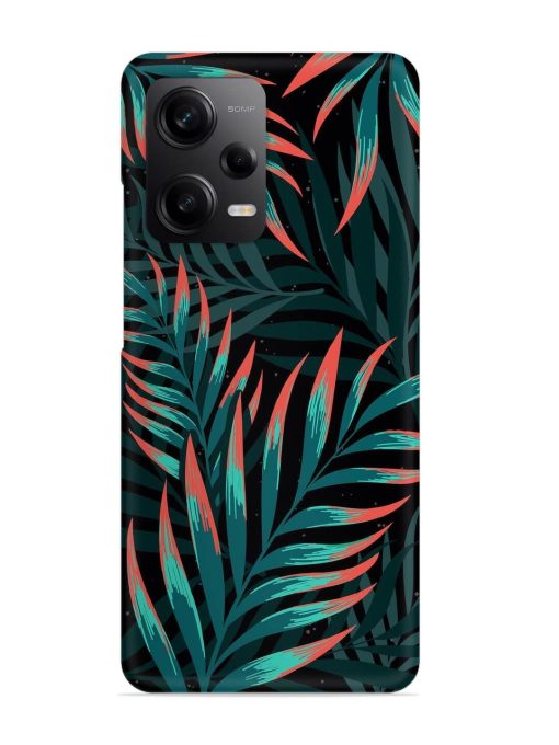 Green Leaf Art Snap Case for Poco X5 (5G) Zapvi