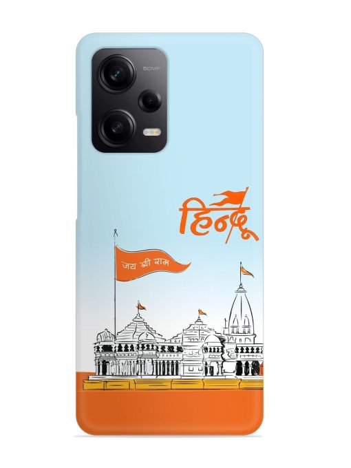 Ram Mandir Hindu Snap Case for Poco X5 (5G)