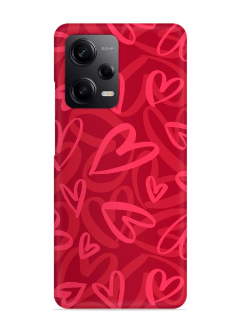 Seamless Romantic Pattern Snap Case for Poco X5 (5G) Zapvi