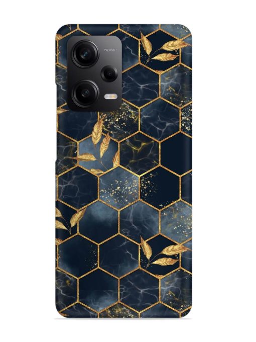 Marble Hexagon Seamless Snap Case for Poco X5 (5G) Zapvi