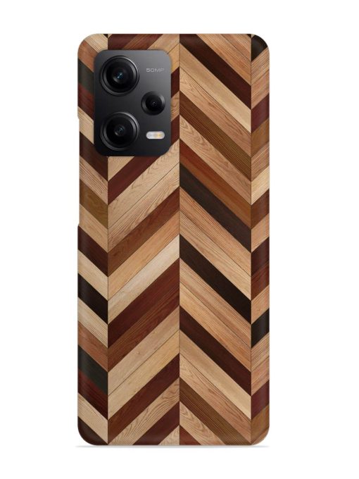 Seamless Wood Parquet Snap Case for Poco X5 (5G) Zapvi