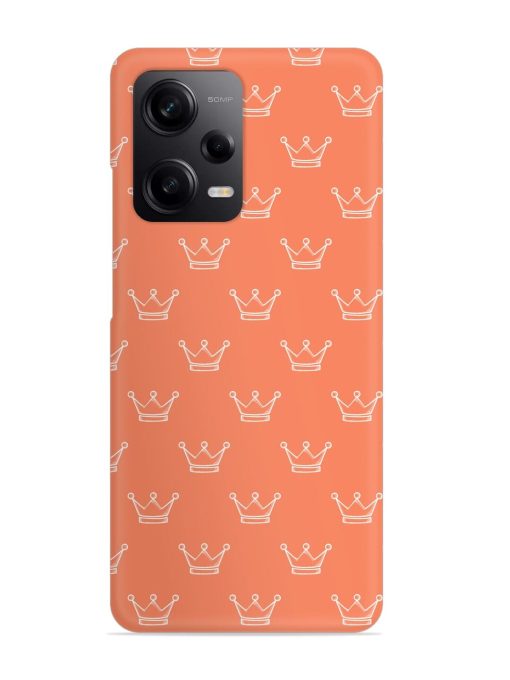 Hand Drawn Crown Snap Case for Poco X5 (5G)