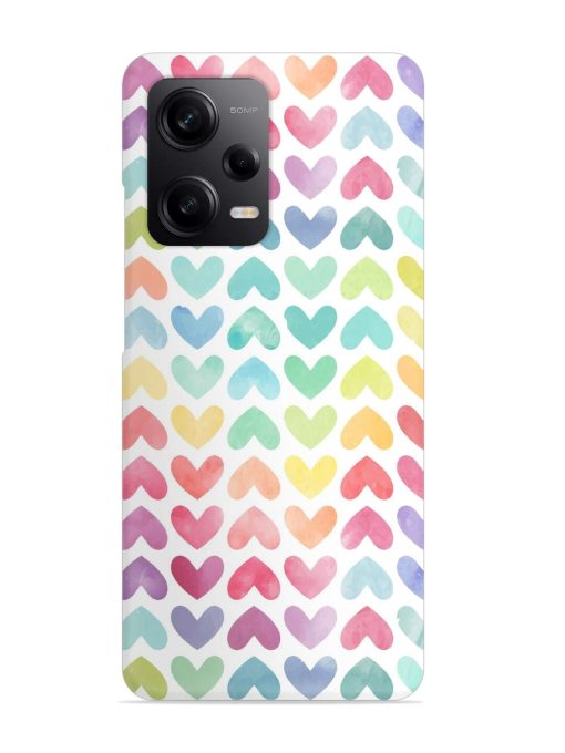 Seamless Colorful Watercolor Snap Case for Poco X5 (5G) Zapvi