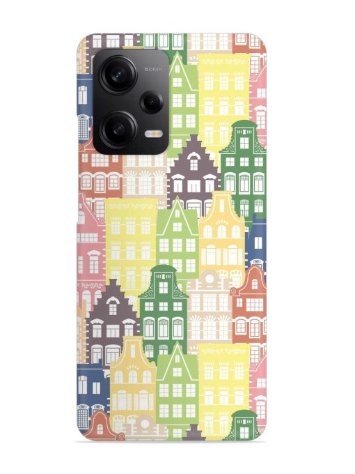 Seamless Shapes Pattern Snap Case for Poco X5 (5G)