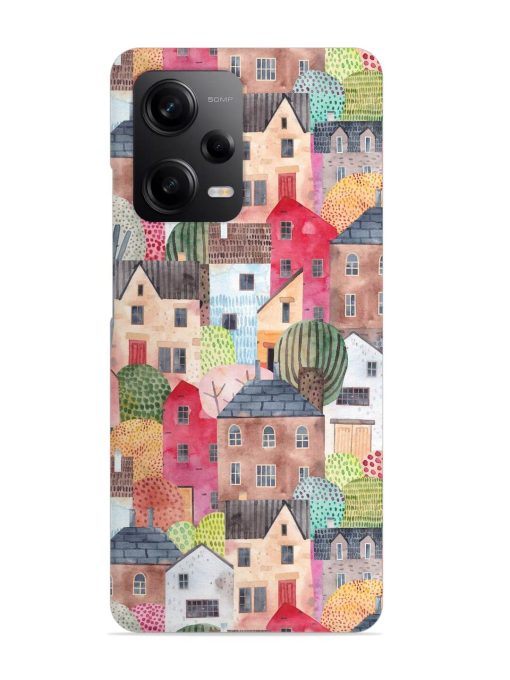 Abstract Seamless Pattern Snap Case for Poco X5 (5G) Zapvi