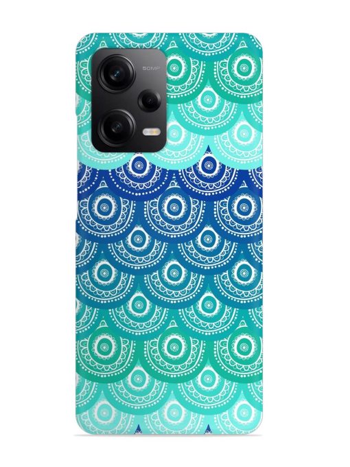 Ethnic Seamless Pattern Snap Case for Poco X5 (5G) Zapvi