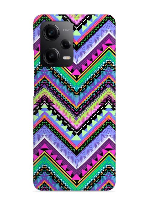 Tribal Aztec Print Snap Case for Poco X5 (5G) Zapvi