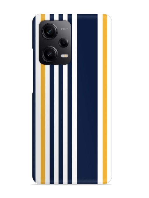 Seamless Stripe Pattern Snap Case for Poco X5 (5G) Zapvi