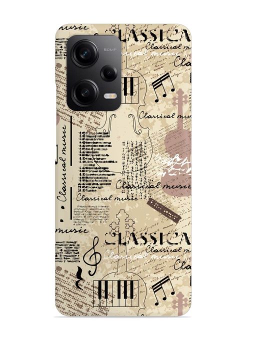 Classical Music Lpattern Snap Case for Poco X5 (5G)