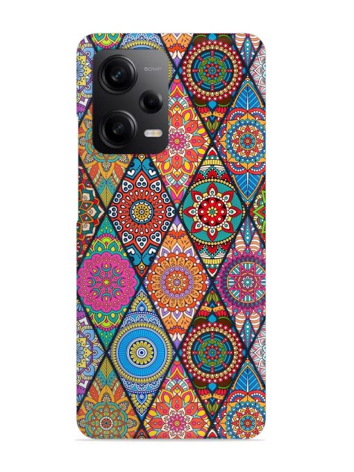 Seamless Tile Pattern Snap Case for Poco X5 (5G) Zapvi