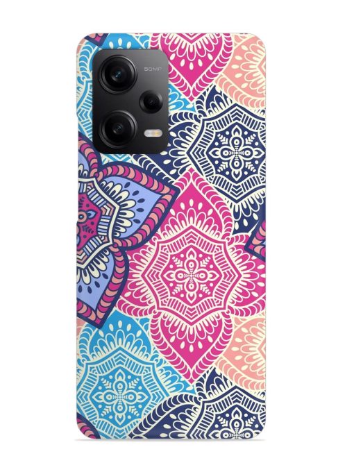 Ethnic Floral Seamless Snap Case for Poco X5 (5G) Zapvi