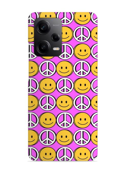 Smiley Face Peace Snap Case for Poco X5 (5G) Zapvi