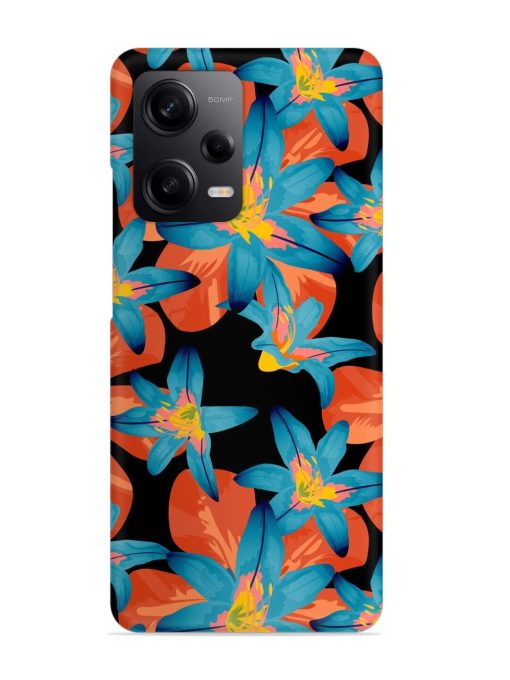 Philippine Flowers Seamless Snap Case for Poco X5 (5G) Zapvi